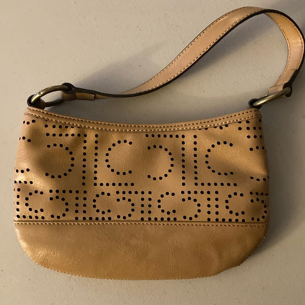 Liz Claiborne, Vintage, Beige, Shoulder Bag